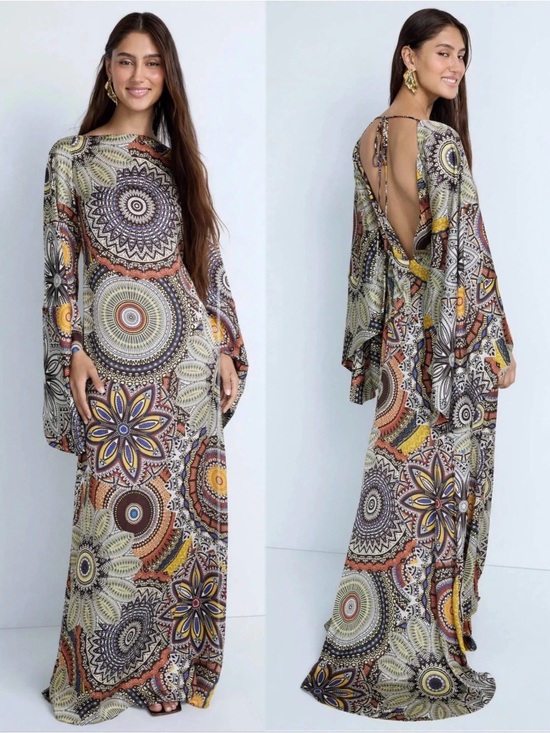 Alexis Dresses & Skirts - Alexis Sorano Dress Bohemian Paisley Print Maxi Dress in Multicolor size Medium.